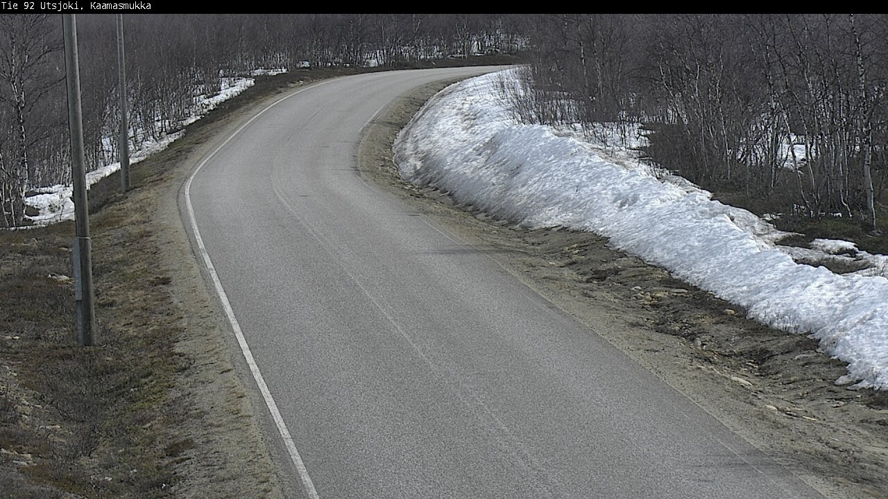 Weather Camera Image Väg 92 Utsjoki, Kaamasmukka, Utsjoki, Lappi