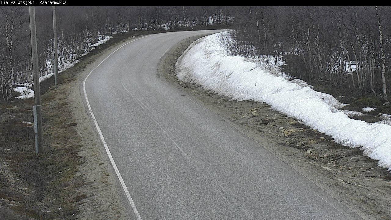 Weather Camera Image Väg 92 Utsjoki, Kaamasmukka, Utsjoki, Lappi