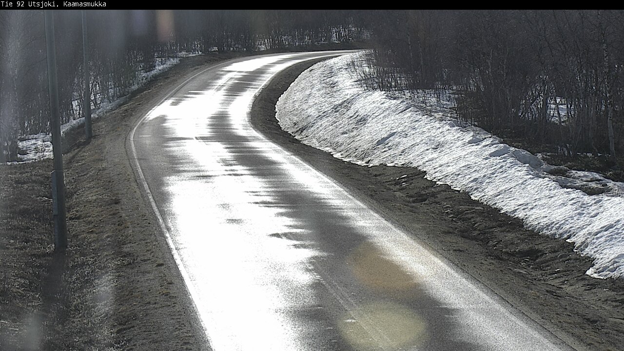 Weather Camera Image Väg 92 Utsjoki, Kaamasmukka, Utsjoki, Lappi