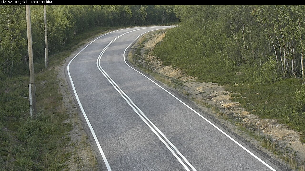 Kelikamerat Kuva Tie 92 Utsjoki, Kaamasmukka, Utsjoki, Lappi