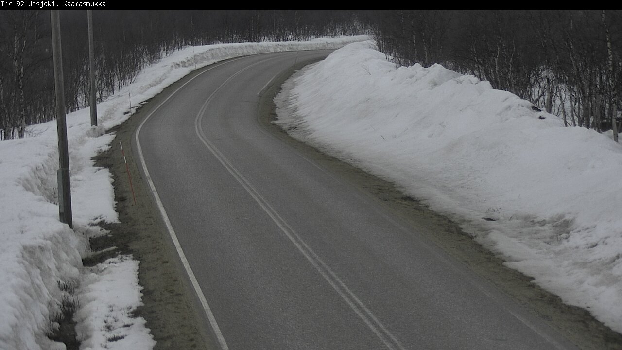 Weather Camera Image Väg 92 Utsjoki, Kaamasmukka, Utsjoki, Lappi