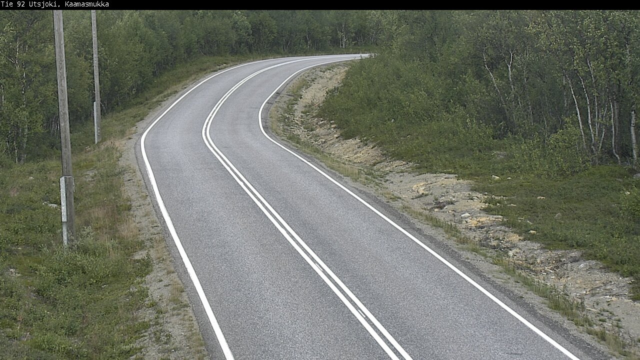 Kelikamerat Kuva Tie 92 Utsjoki, Kaamasmukka, Utsjoki, Lappi