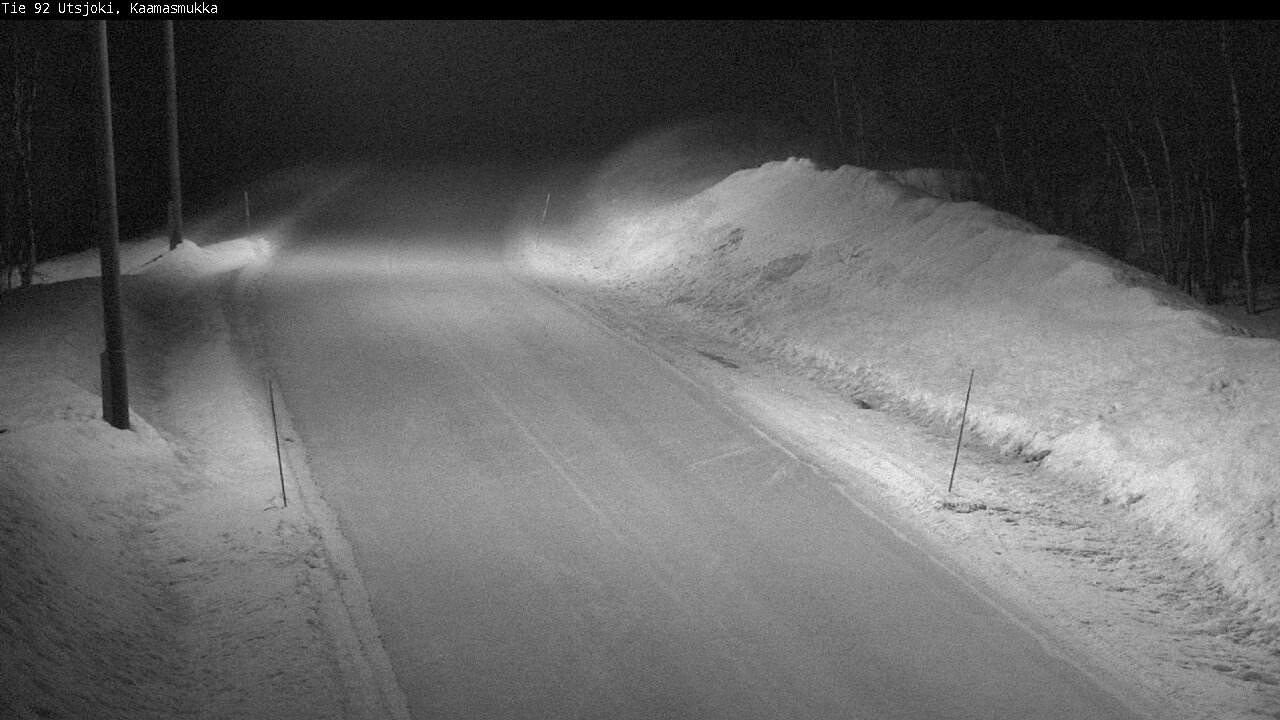 Weather Camera Image Road 92 Utsjoki, Kaamasmukka, Utsjoki, Lappi