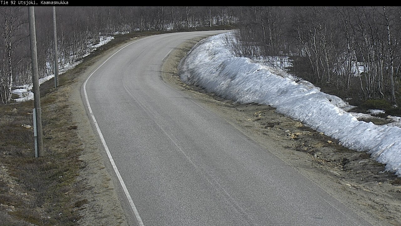 Weather Camera Image Väg 92 Utsjoki, Kaamasmukka, Utsjoki, Lappi