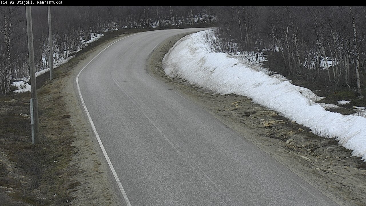 Weather Camera Image Väg 92 Utsjoki, Kaamasmukka, Utsjoki, Lappi