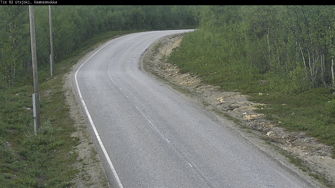 Kelikamerat Kuva Tie 92 Utsjoki, Kaamasmukka, Utsjoki, Lappi