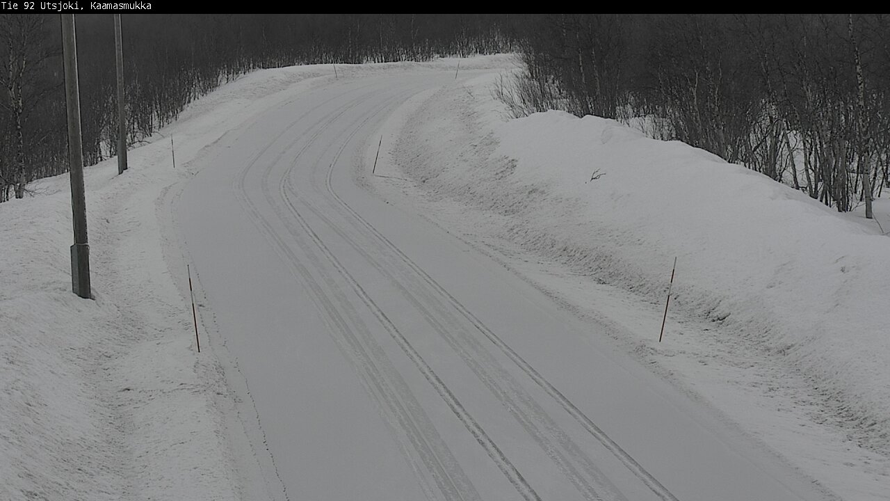 Weather Camera Image Road 92 Utsjoki, Kaamasmukka, Utsjoki, Lappi