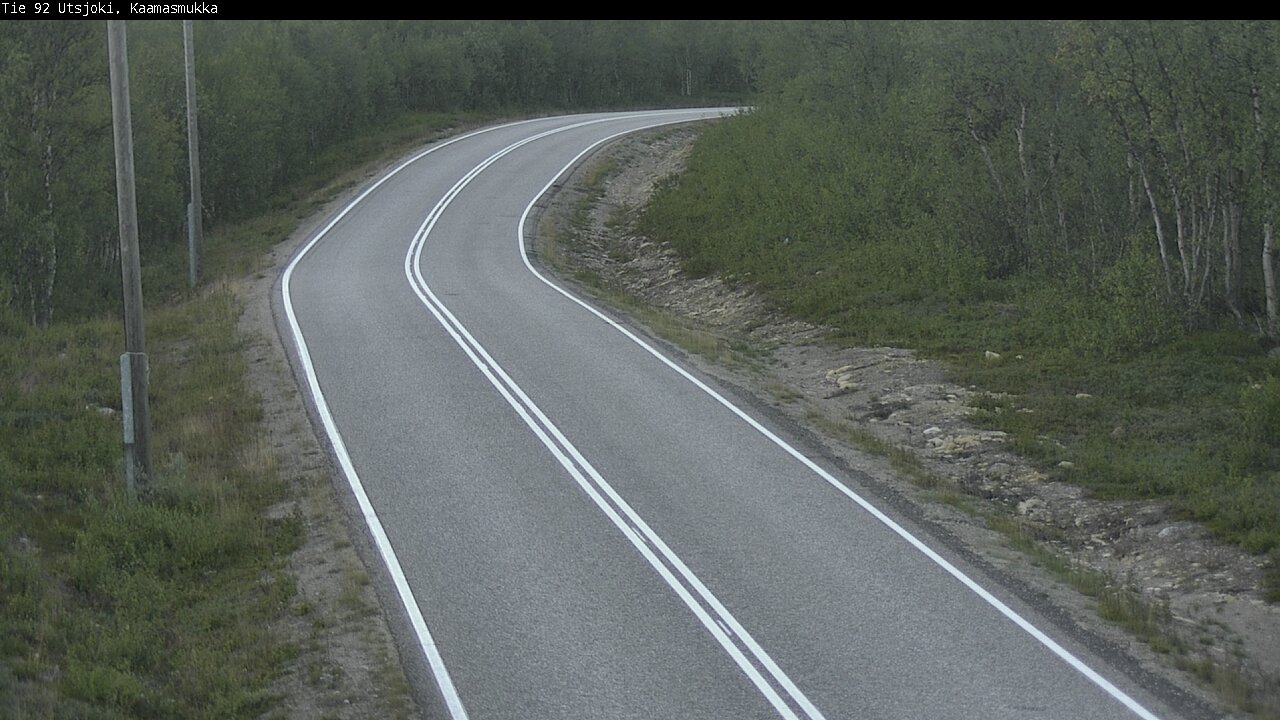 Kelikamerat Kuva Tie 92 Utsjoki, Kaamasmukka, Utsjoki, Lappi