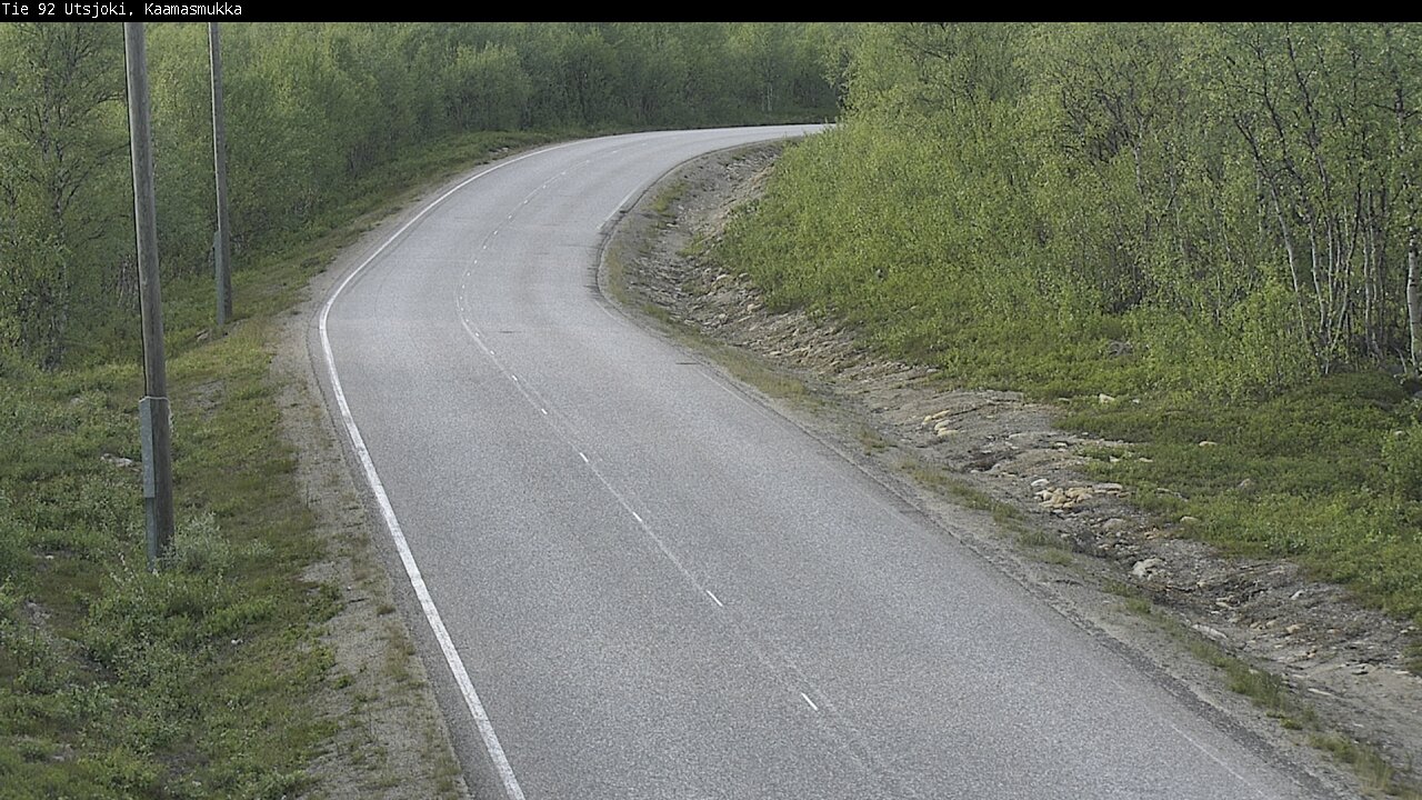 Kelikamerat Kuva Tie 92 Utsjoki, Kaamasmukka, Utsjoki, Lappi