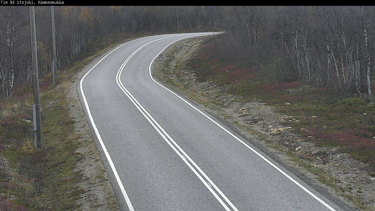 Kelikamerat Kuva Tie 92 Utsjoki, Kaamasmukka, Utsjoki, Lappi