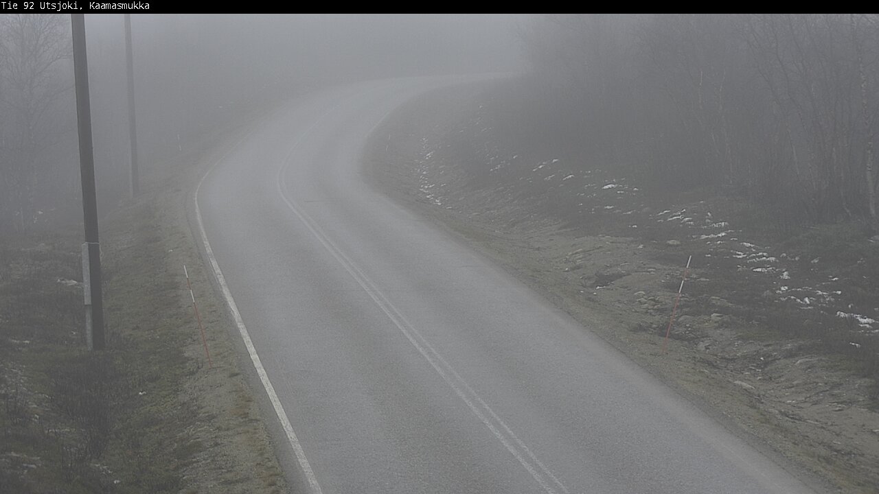Kelikamerat Kuva Tie 92 Utsjoki, Kaamasmukka, Utsjoki, Lappi