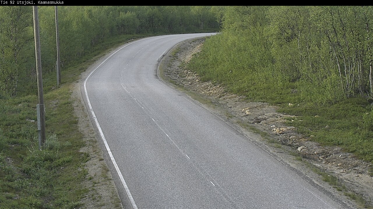 Kelikamerat Kuva Tie 92 Utsjoki, Kaamasmukka, Utsjoki, Lappi