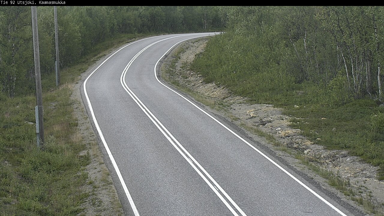 Kelikamerat Kuva Tie 92 Utsjoki, Kaamasmukka, Utsjoki, Lappi