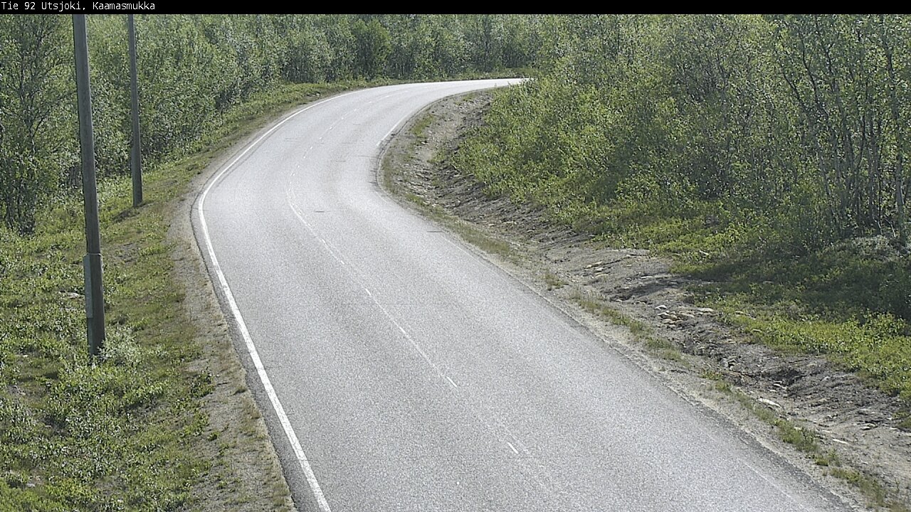 Weather Camera Image Väg 92 Utsjoki, Kaamasmukka, Utsjoki, Lappi