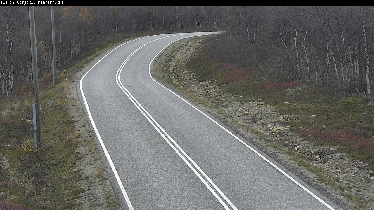 Kelikamerat Kuva Tie 92 Utsjoki, Kaamasmukka, Utsjoki, Lappi