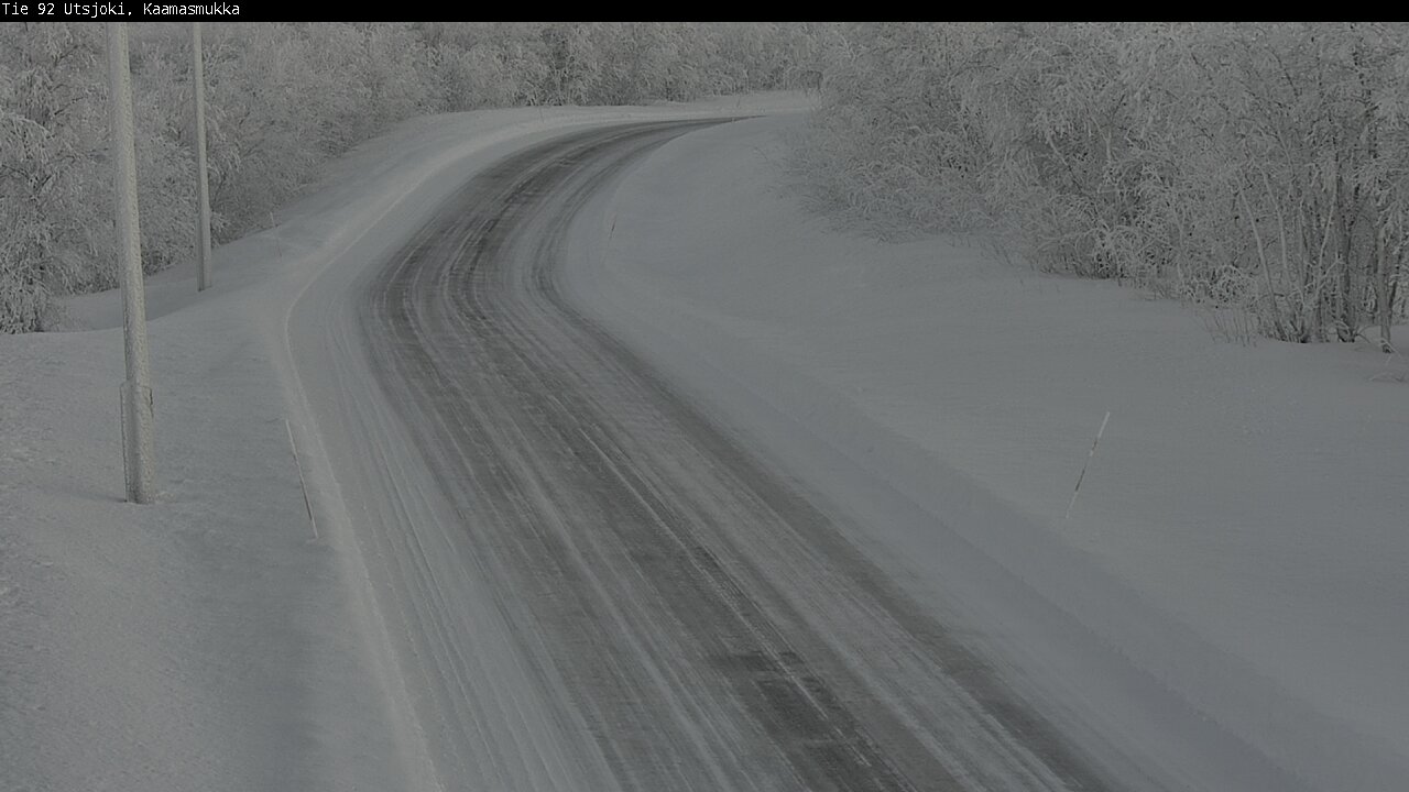 Kelikamerat Kuva Tie 92 Utsjoki, Kaamasmukka, Utsjoki, Lappi