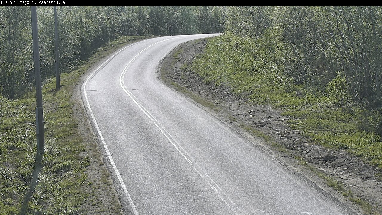 Weather Camera Image Väg 92 Utsjoki, Kaamasmukka, Utsjoki, Lappi