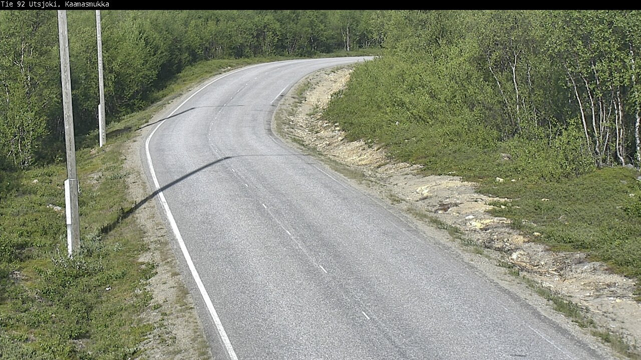 Weather Camera Image Väg 92 Utsjoki, Kaamasmukka, Utsjoki, Lappi