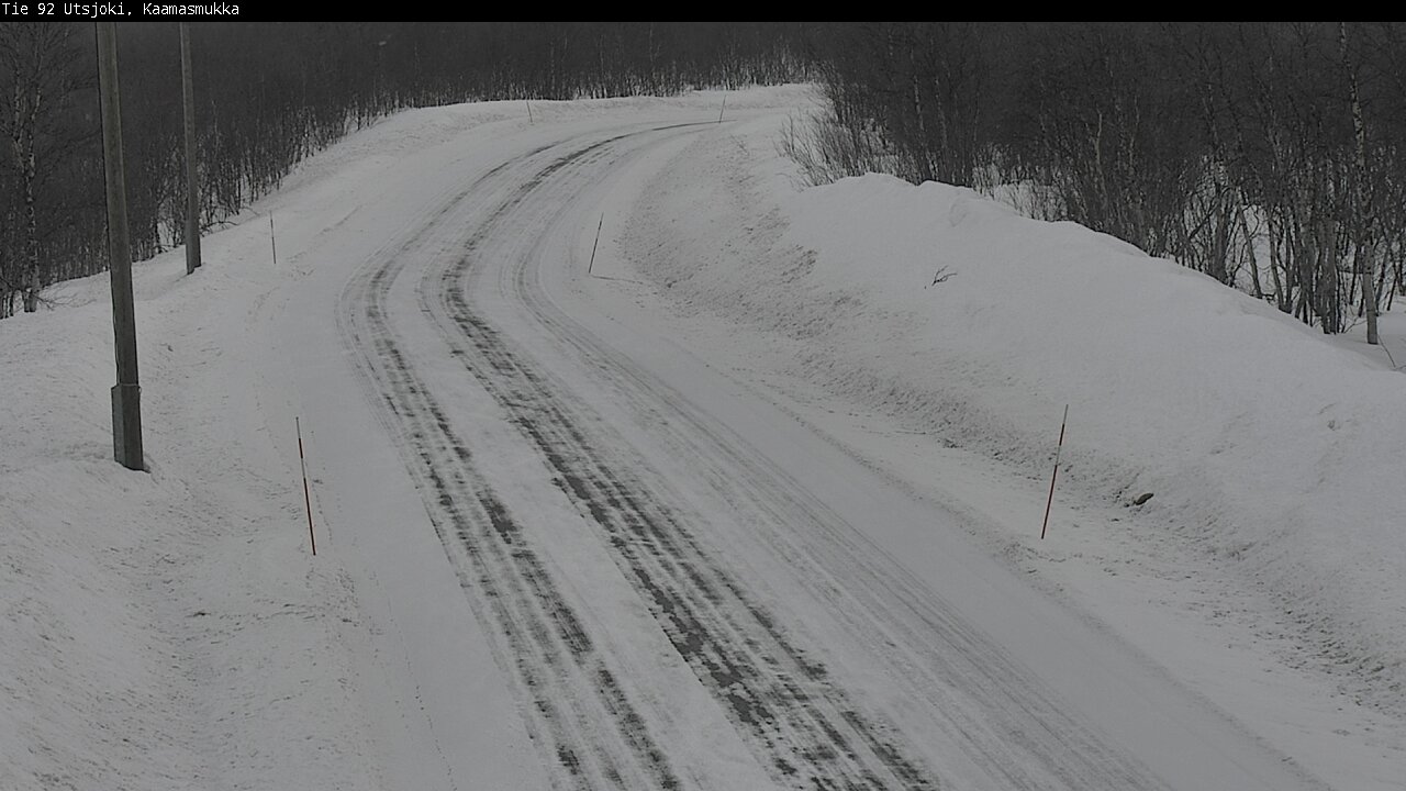 Weather Camera Image Road 92 Utsjoki, Kaamasmukka, Utsjoki, Lappi