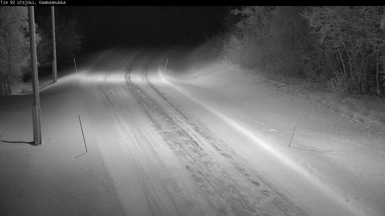 Kelikamerat Kuva Tie 92 Utsjoki, Kaamasmukka, Utsjoki, Lappi