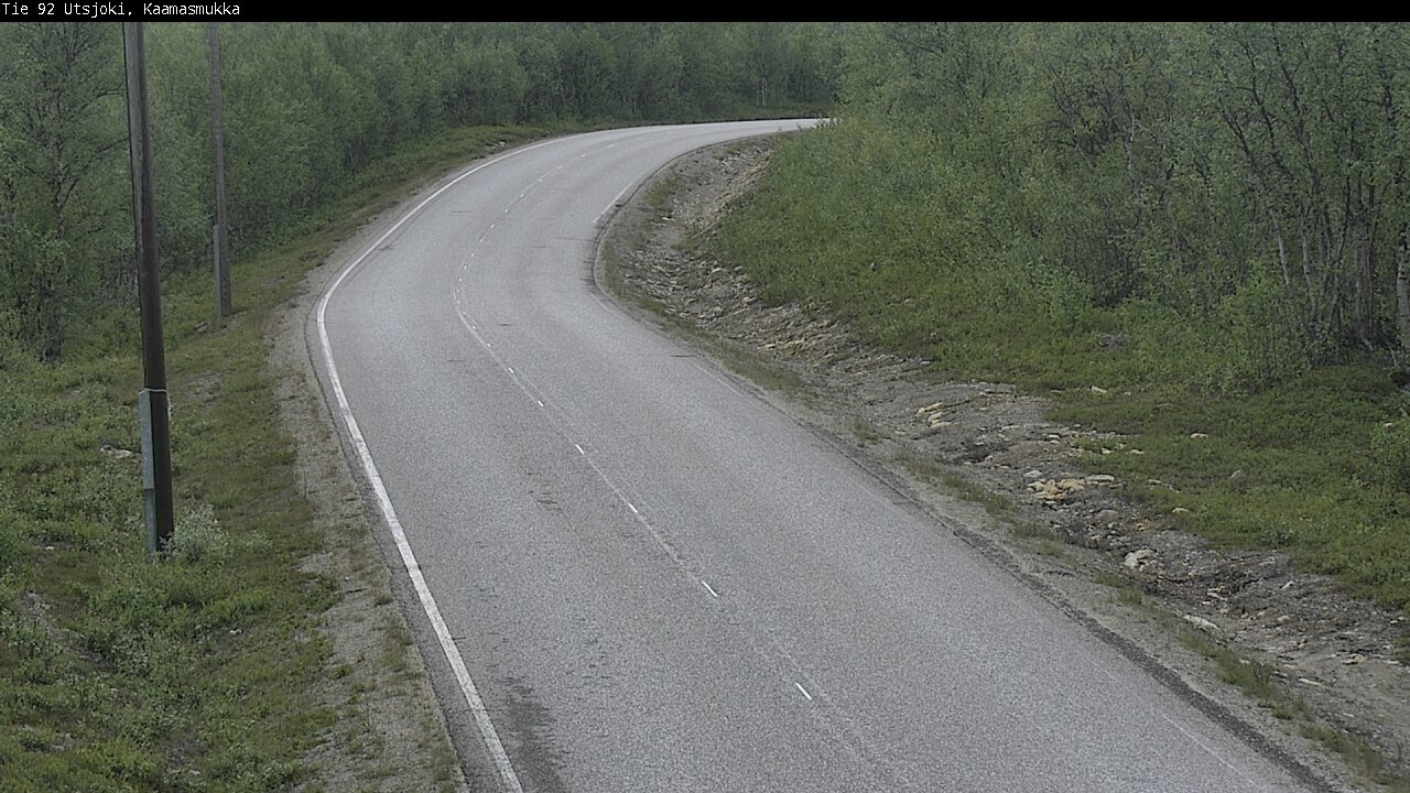 Kelikamerat Kuva Tie 92 Utsjoki, Kaamasmukka, Utsjoki, Lappi