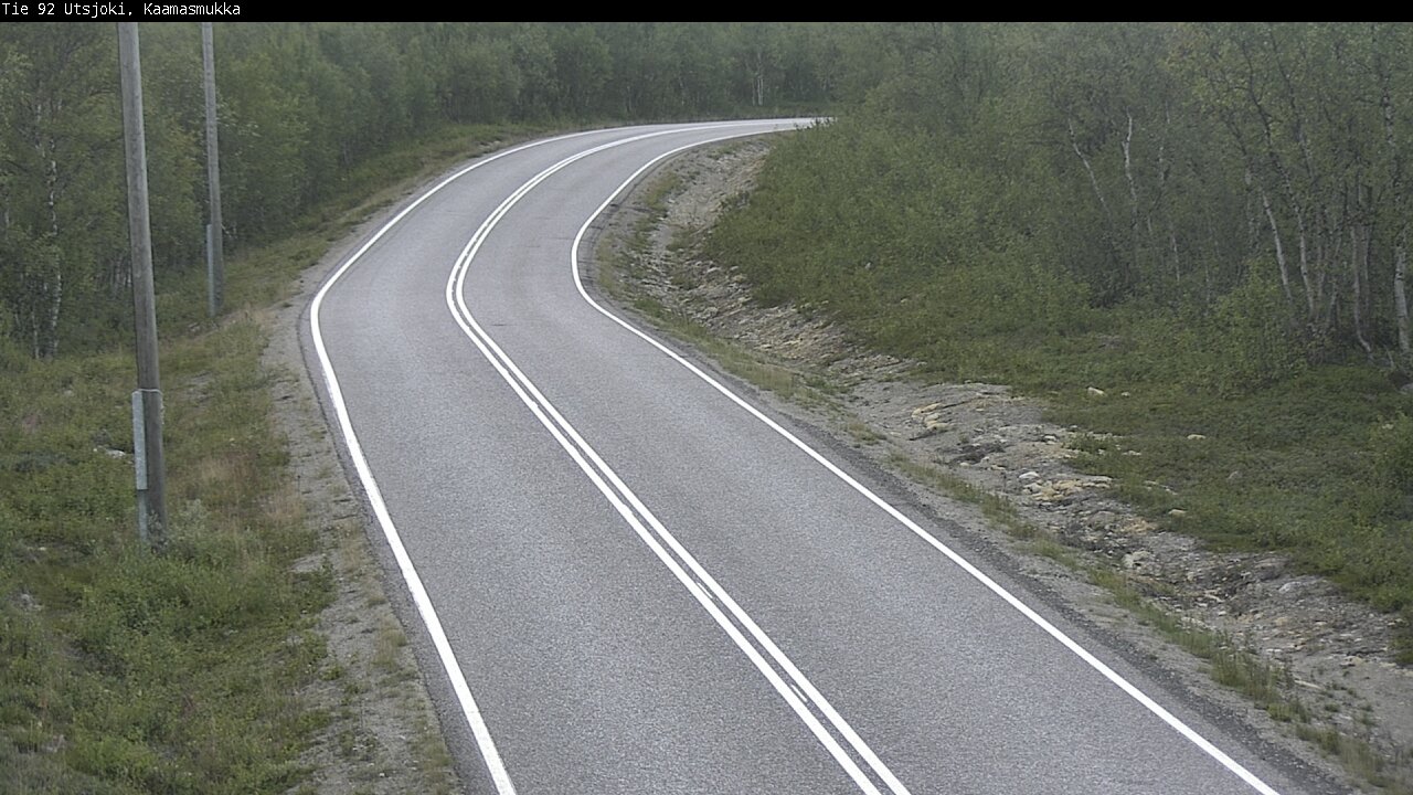 Kelikamerat Kuva Tie 92 Utsjoki, Kaamasmukka, Utsjoki, Lappi