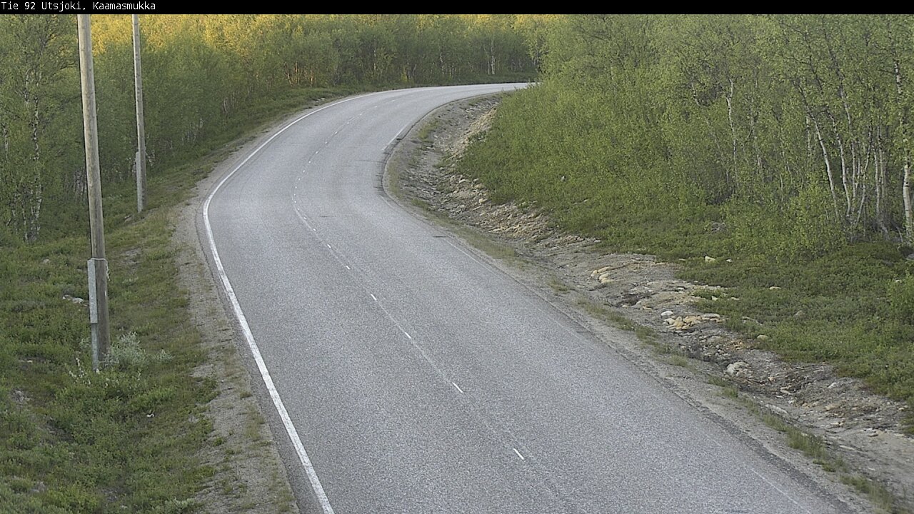 Weather Camera Image Väg 92 Utsjoki, Kaamasmukka, Utsjoki, Lappi