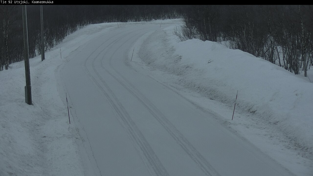 Weather Camera Image Road 92 Utsjoki, Kaamasmukka, Utsjoki, Lappi