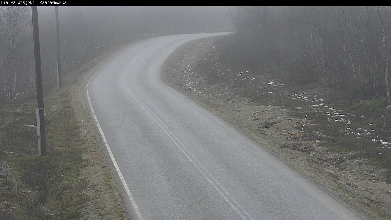 Kelikamerat Kuva Tie 92 Utsjoki, Kaamasmukka, Utsjoki, Lappi