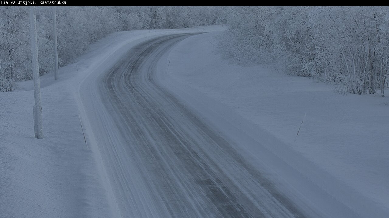 Kelikamerat Kuva Tie 92 Utsjoki, Kaamasmukka, Utsjoki, Lappi