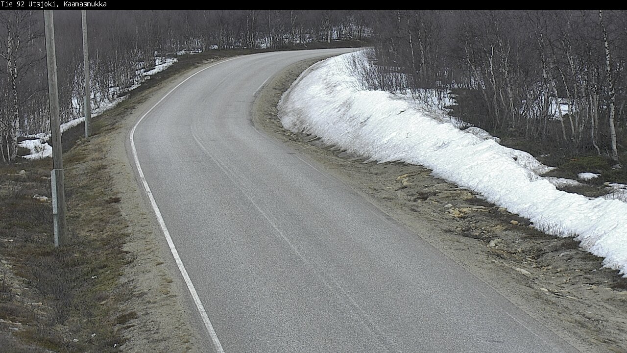 Weather Camera Image Väg 92 Utsjoki, Kaamasmukka, Utsjoki, Lappi