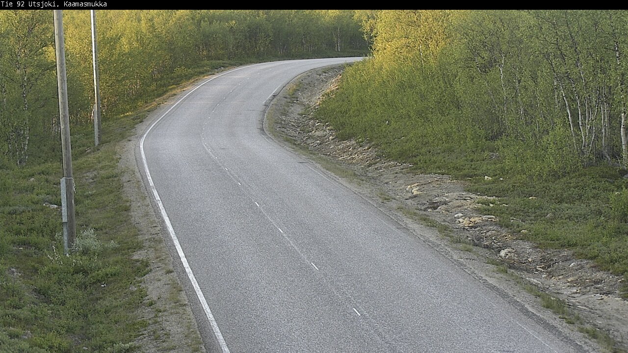 Weather Camera Image Väg 92 Utsjoki, Kaamasmukka, Utsjoki, Lappi