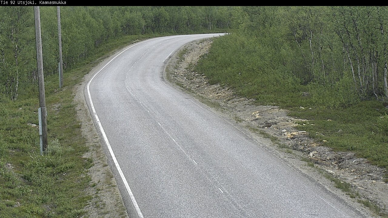 Kelikamerat Kuva Tie 92 Utsjoki, Kaamasmukka, Utsjoki, Lappi