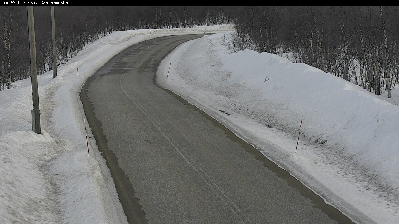 Weather Camera Image Road 92 Utsjoki, Kaamasmukka, Utsjoki, Lappi
