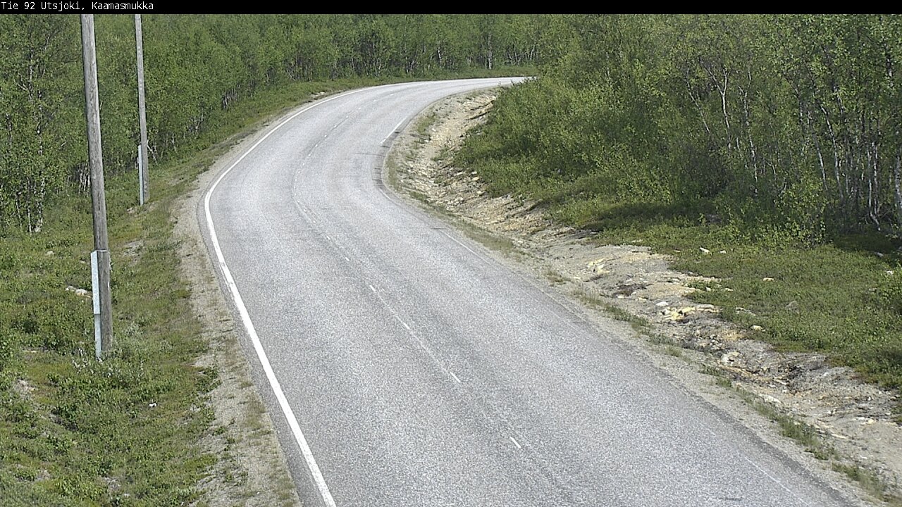 Weather Camera Image Väg 92 Utsjoki, Kaamasmukka, Utsjoki, Lappi