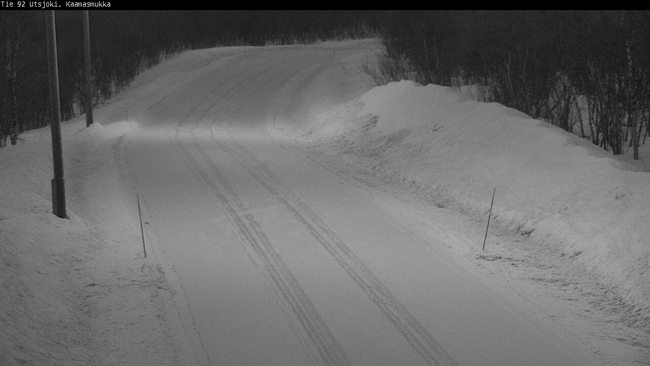 Weather Camera Image Road 92 Utsjoki, Kaamasmukka, Utsjoki, Lappi