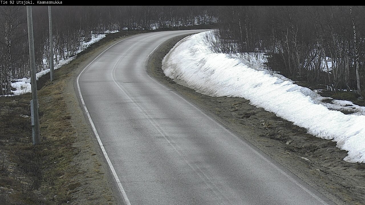 Weather Camera Image Väg 92 Utsjoki, Kaamasmukka, Utsjoki, Lappi