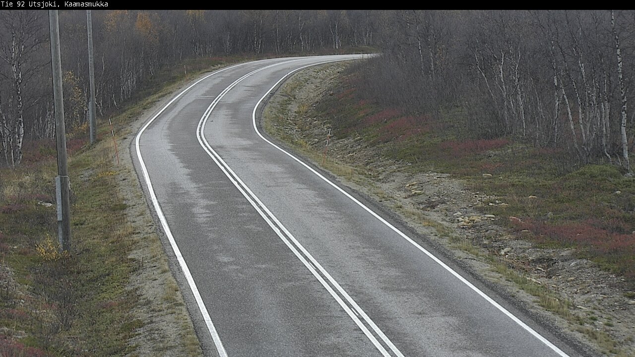Kelikamerat Kuva Tie 92 Utsjoki, Kaamasmukka, Utsjoki, Lappi