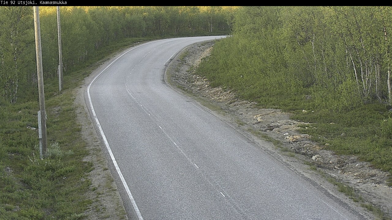 Weather Camera Image Väg 92 Utsjoki, Kaamasmukka, Utsjoki, Lappi