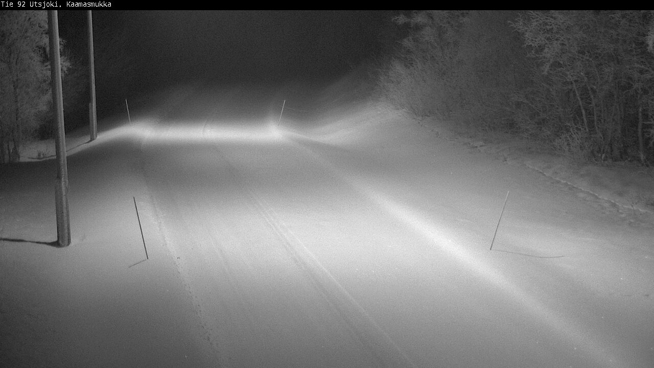 Kelikamerat Kuva Tie 92 Utsjoki, Kaamasmukka, Utsjoki, Lappi