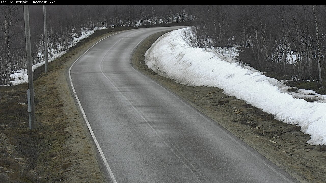 Weather Camera Image Väg 92 Utsjoki, Kaamasmukka, Utsjoki, Lappi