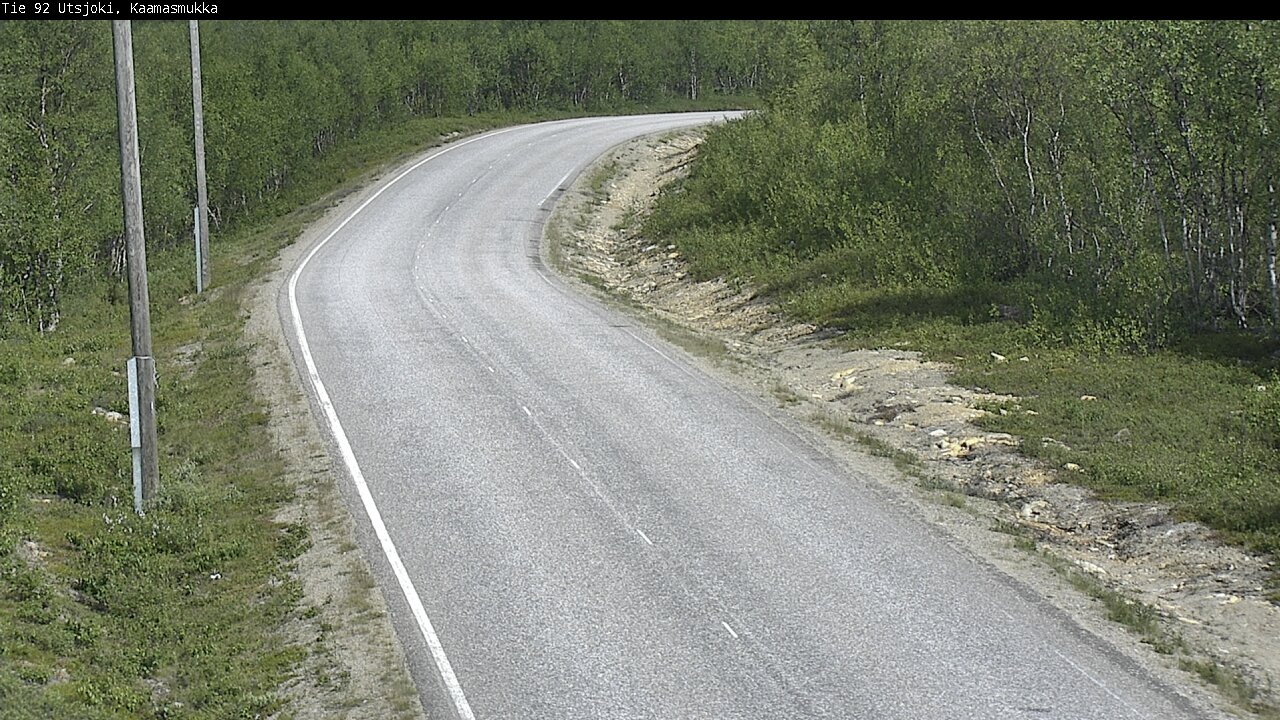 Weather Camera Image Väg 92 Utsjoki, Kaamasmukka, Utsjoki, Lappi