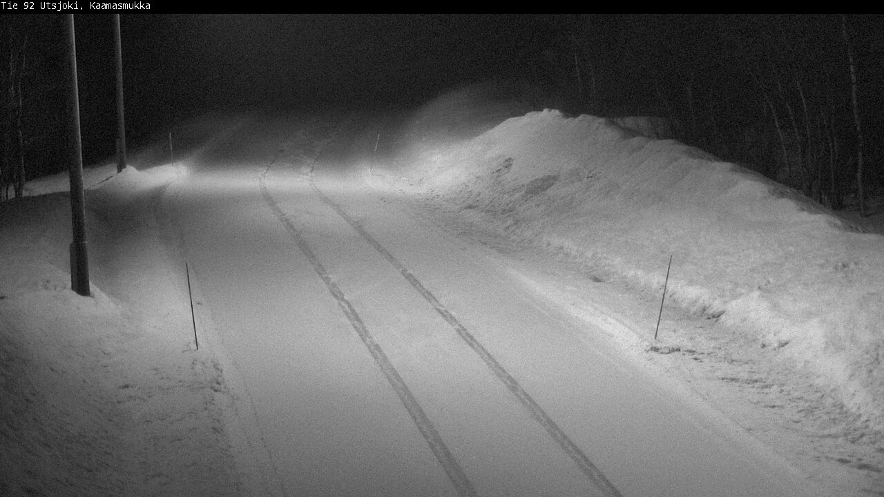 Weather Camera Image Road 92 Utsjoki, Kaamasmukka, Utsjoki, Lappi