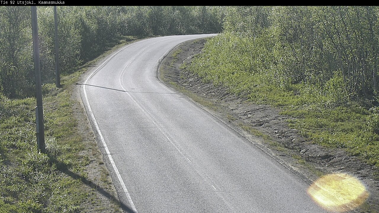 Weather Camera Image Väg 92 Utsjoki, Kaamasmukka, Utsjoki, Lappi