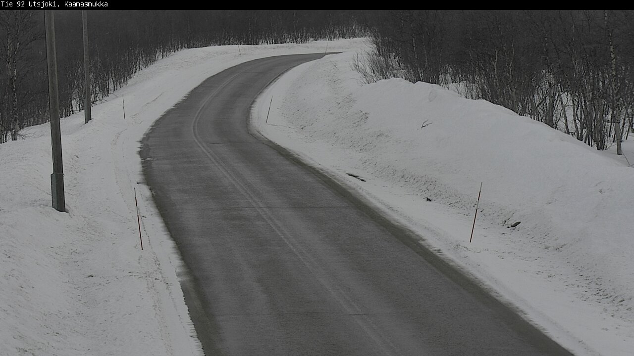 Weather Camera Image Väg 92 Utsjoki, Kaamasmukka, Utsjoki, Lappi