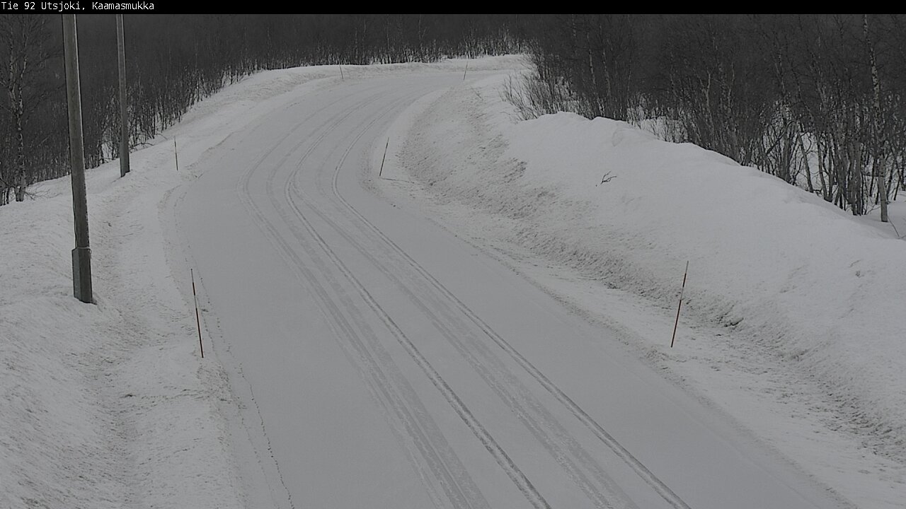Weather Camera Image Road 92 Utsjoki, Kaamasmukka, Utsjoki, Lappi
