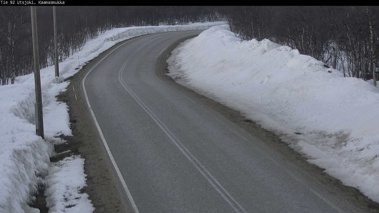 Weather Camera Image Road 92 Utsjoki, Kaamasmukka, Utsjoki, Lappi
