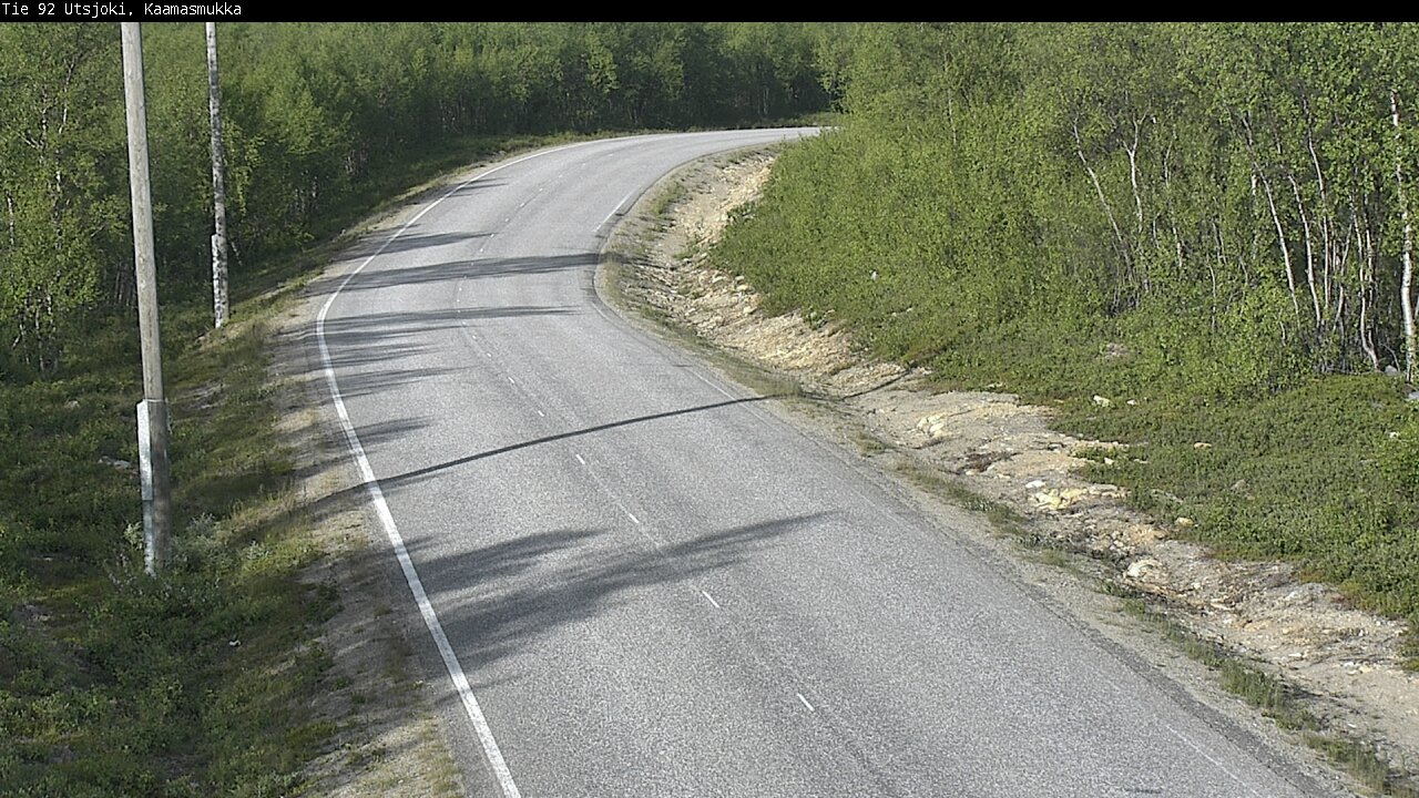 Weather Camera Image Väg 92 Utsjoki, Kaamasmukka, Utsjoki, Lappi