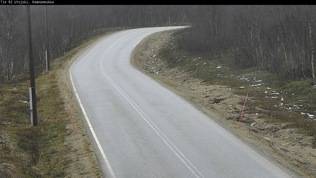 Kelikamerat Kuva Tie 92 Utsjoki, Kaamasmukka, Utsjoki, Lappi