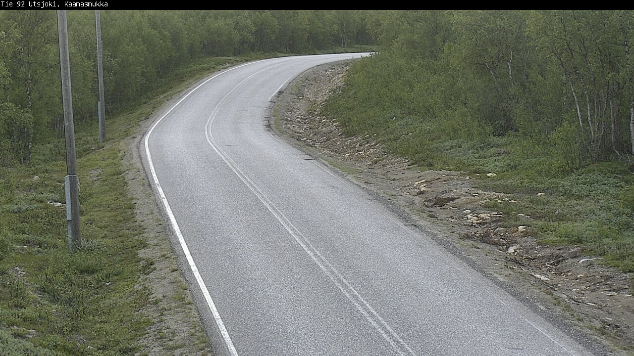 Kelikamerat Kuva Tie 92 Utsjoki, Kaamasmukka, Utsjoki, Lappi